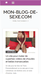 Mobile Screenshot of mon-blog-de-sexe.com